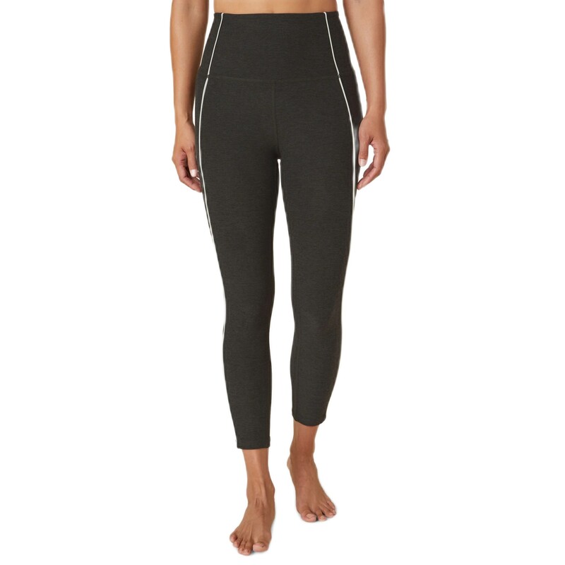Beyond Yoga Spacedye Caught In The Midi High Waisted Legging Garnet Red  Heather Small