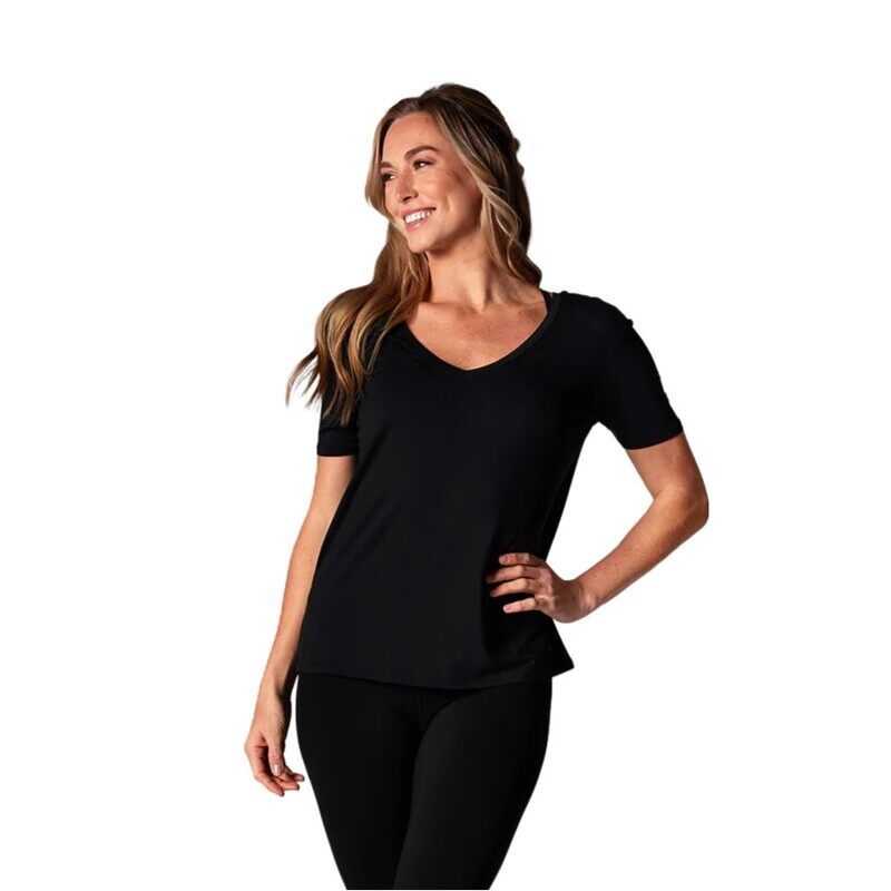 

Tavi Active EVERYDAY V-NECK TEE EBONY XSMALL