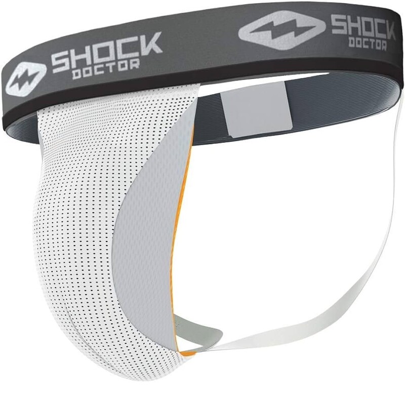Shock Doctor Supporter With Protective Cup White Large