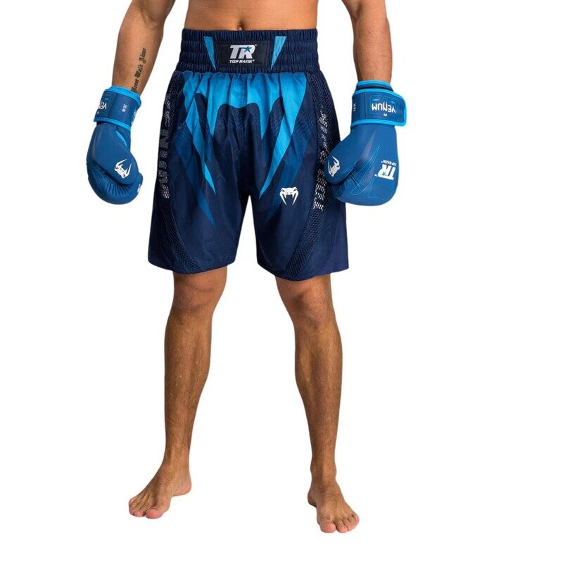 

VENUM TOP RANK ORIGINAL BOXING SHORTS NAVY BLUE SMALL