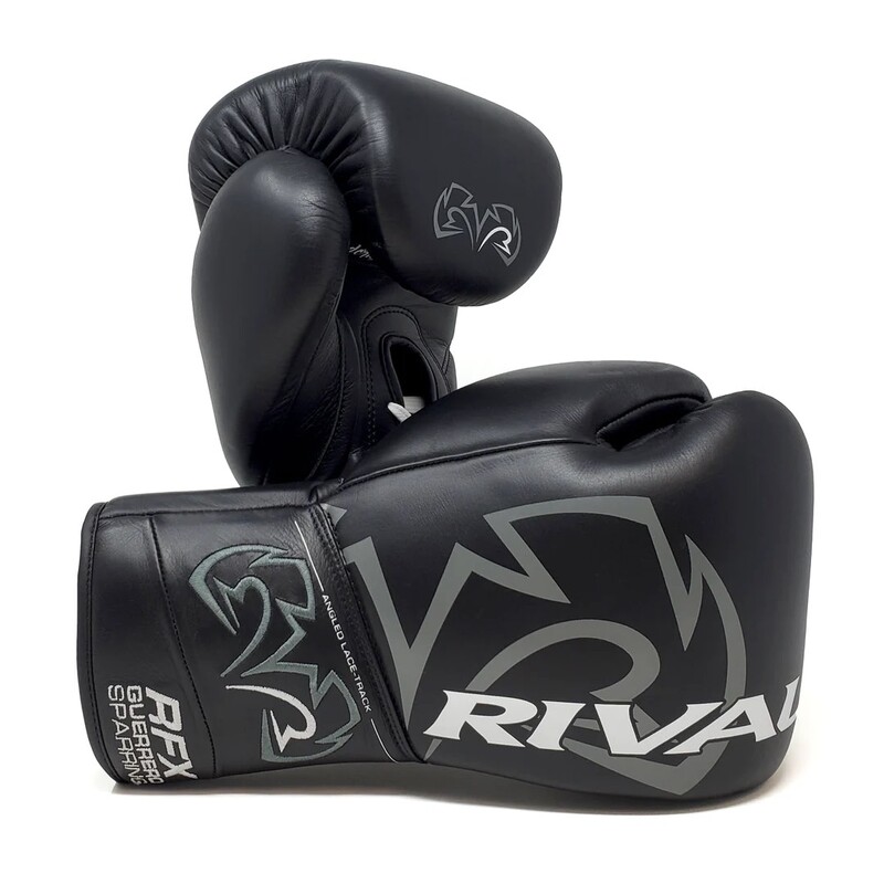Rival Rfx-Guerrero Sparring Gloves-Hde-F Black 18 Oz