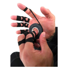 Ferus 0.3-inch Sport Finger Tape, 3 Rolls, Black