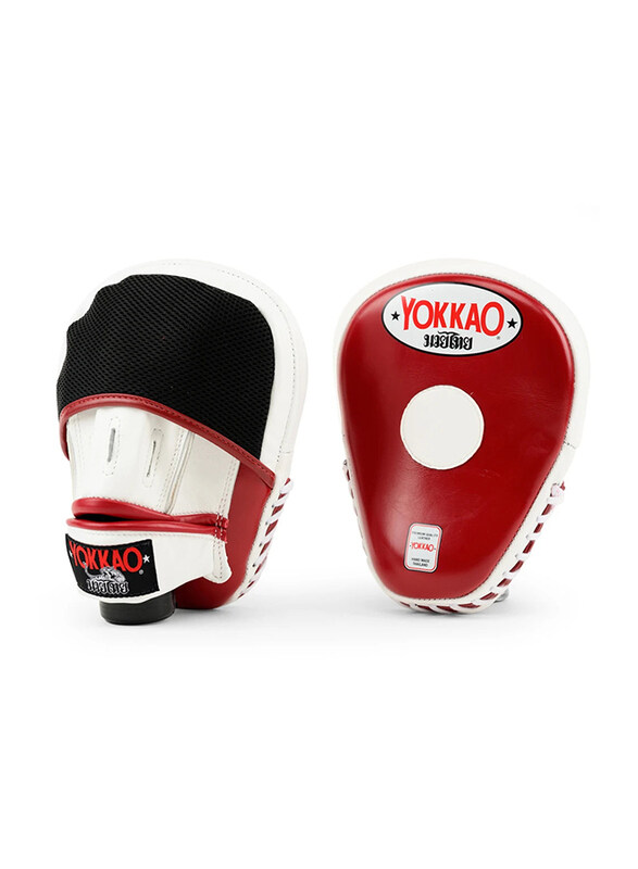 

Yokkao Standard Combat Sports Training Punching Mitts, Red-White