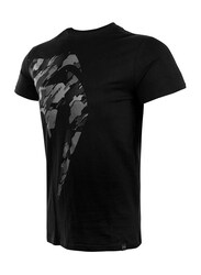 Venum Tecmo Giant T-shirt for Men, Small, Black/Grey