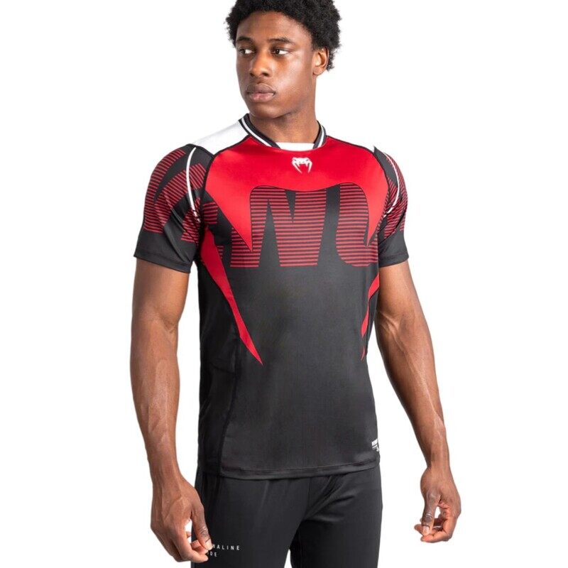 

VENUM ADRENALINE MENS DRY-TECH T-SHIRT BLACK/RED SMALL