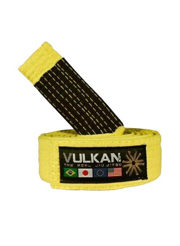 Vulkan M1 Kids BJJ Belt, Yellow