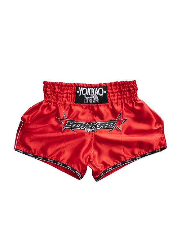 Yokkao Institution Carbon Fit Shorts, Extra Small, Red