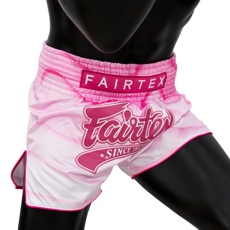 FAIRTEX BS1914 MUAY THAI SHORTS ALMA PINK MEDIUM