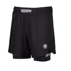 DUAL LAYER GRAPPLING SHORTS BLACK SMALL