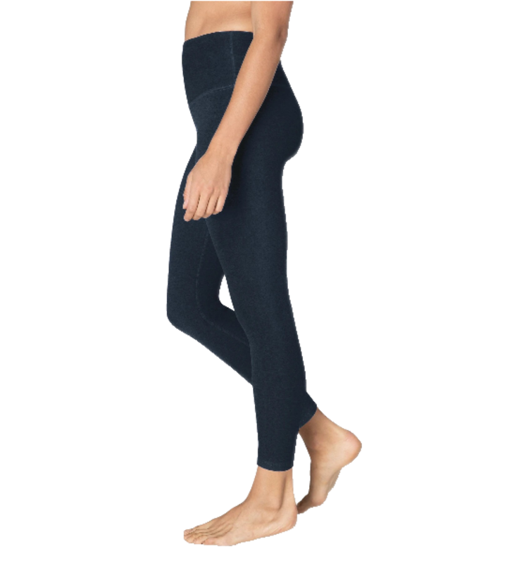 HIGH WAISTED MIDI LEGGING NOCTURNAL NAVY LARGE