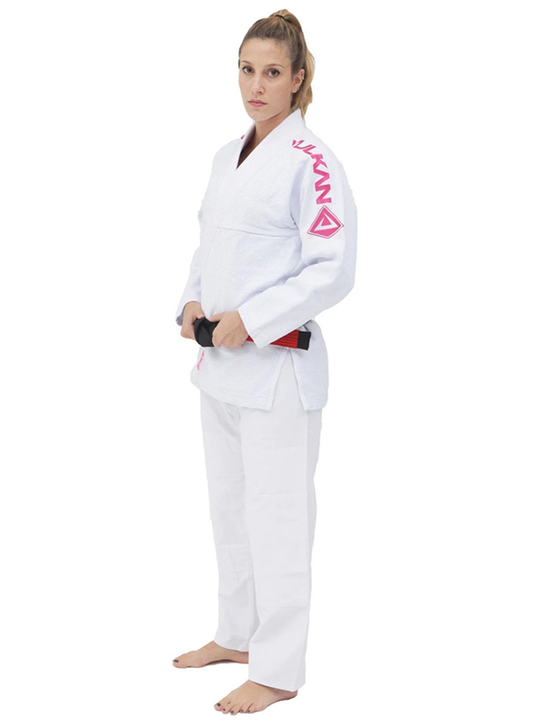 Vulkan A0 Viper Pro Female Gi Kimono, White/Pink