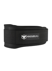 IronBull Strength Nylon Weight Lifting Belt, Large, Black