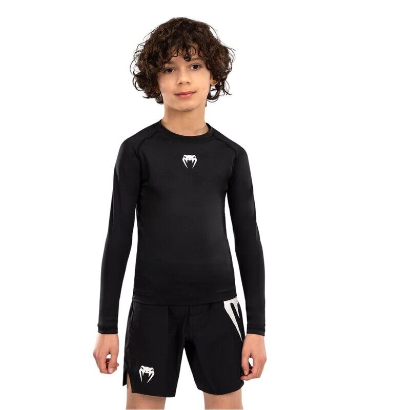 

VENUM CONTENDER KIDS RASHGUARD LONG SLEEVES BLACK 14 YRS