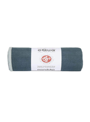 Manduka Equa Yoga Hand Towel, 16-inch, Sage Dark Grey