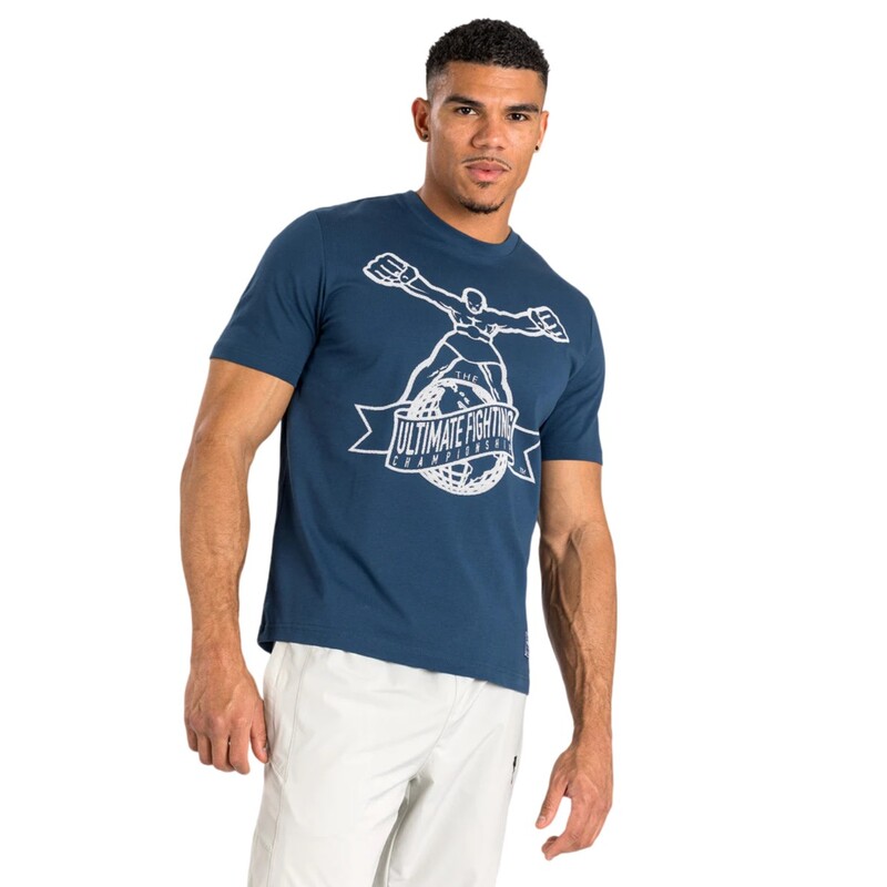 UFC BY VENUM ULTI-MAN T-SHIRT NAVY BLUE/WHITE LARGE