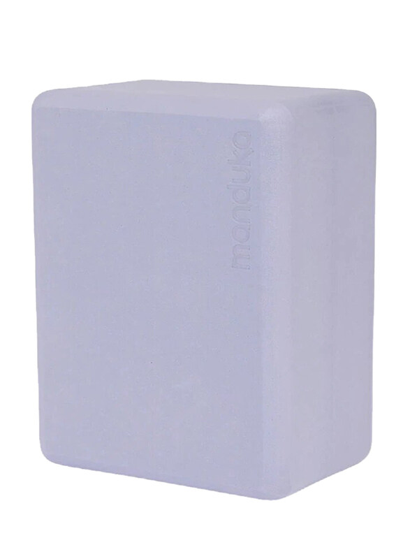 

Manduka Recycled Foam Block, 4-inch, Lavender