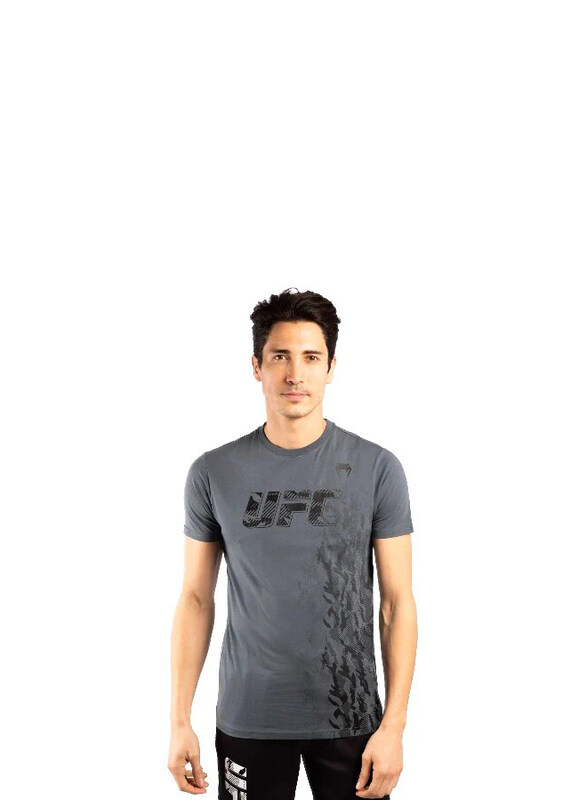 

Venum UFC Authentic Fight Week Short Sleeves T-shirt for Men, Medium, Grey