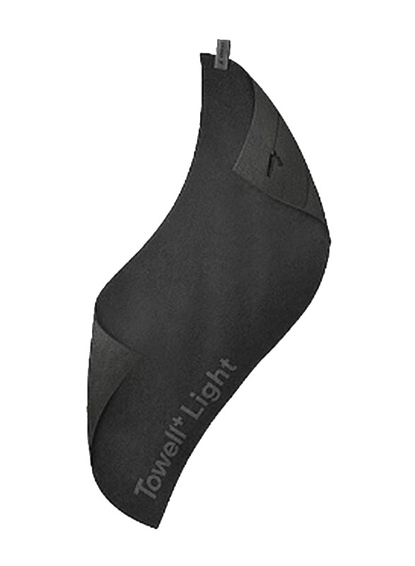 Stryve Towell + Pro Sports Towel, 105 x 42.5cm, All Black