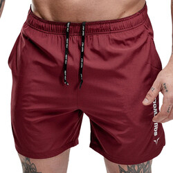 Squatwolf Warrior Sports Shorts for Men, Large, Maroon