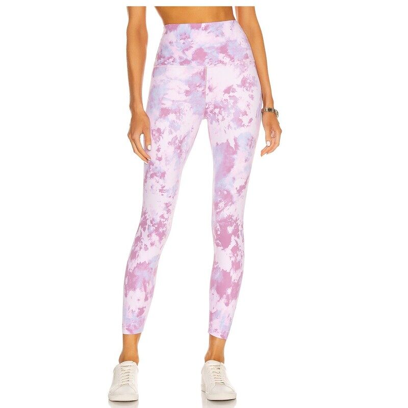 OLYMPUS HIGH WAISTED MIDI LEGGING ORCHID HAZE COSMIC DYE SMALL