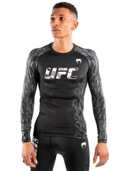 Venum UFC Authentic Fight Week Performance Rashguard Long Sleeves T-Shirt for Men, Extra Large, Black