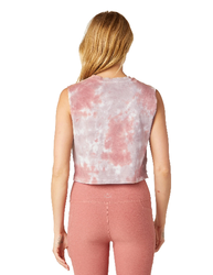 CLOUD DYE NIGHT IN CROPPED TANK EARTHEN ROSE-CHAI CLOUD DYE LARGE