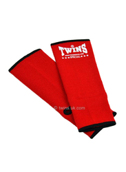 Twins Special Small Martial Arts Ankle Guards, Red