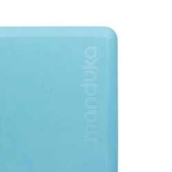 MINI TRAVEL YOGA BLOCK AQUA 4 INCH