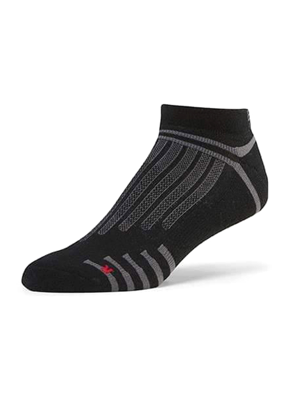 Base Sport Low Rise Socks, Large, Black