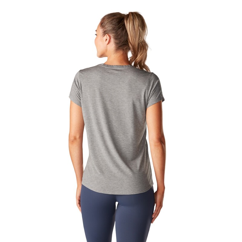 Tavi Cap Sleeve Tee Heather Grey Xsmall