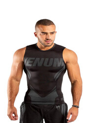 Venum One Fc Impact Rashguard Sleeveless T-shirt for Men, Large, Black