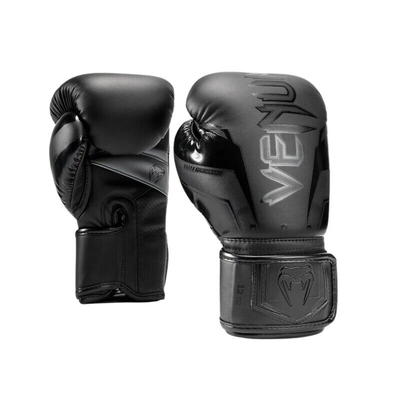 

Venum Boxing Gloves Elite Evo Venum Black-Black 12 Oz