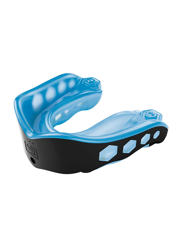 

Shock Doctor Gel Max Mouth Guard, Adult, Blue/Black