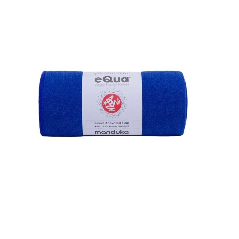 

Manduka EQUA YOGA HAND TOWEL BLUE TOAD 16 INCH