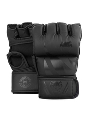 Venum Small Combat Sports Challenger MMA Gloves Without Thumb, Black