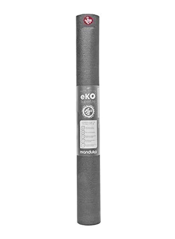 Manduka Eko Superlite Travel Yoga Mat, 71-inch, Charcoal Grey