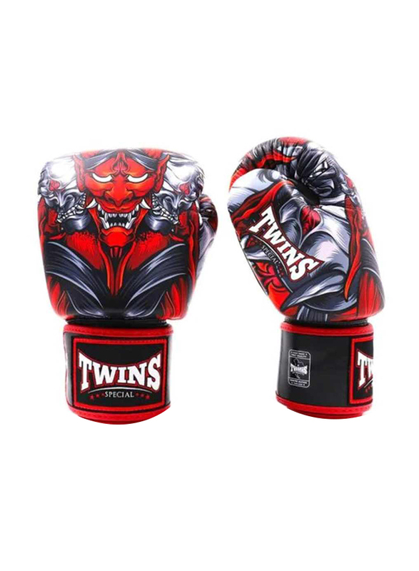 Twins Special 14oz Fbgvl3 Kabuki Fancy Boxing Gloves, Red