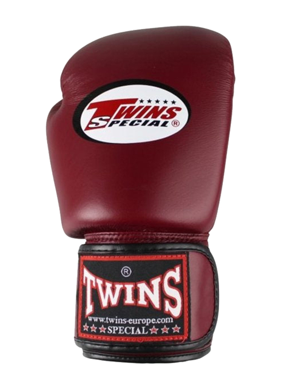 Twins 12-oz Boxing Gloves, BGVL3, Maroon