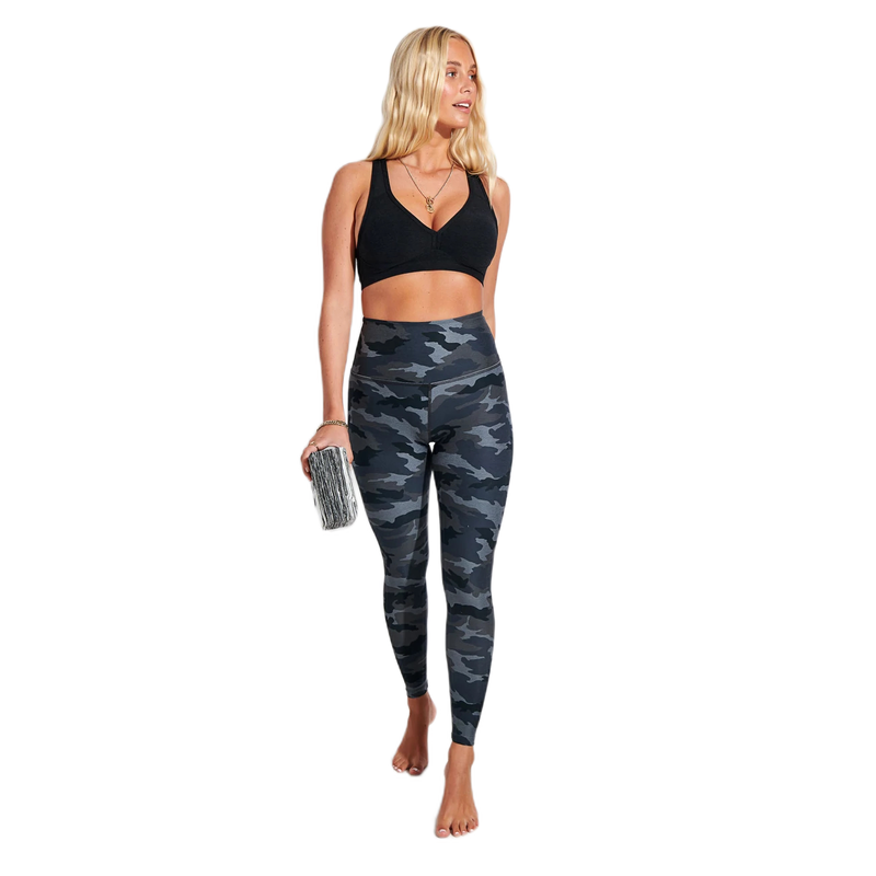 

Beyond Yoga SPACEDYE PRINTED CAUGHT IN THE MIDI HIGH WAISTED LEGGING SILVER MIST CAMO MEDIUM