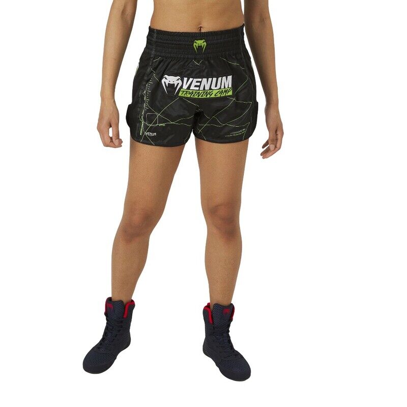 

VENUM TRAINING CAMP 4.0 MUAY THAI SHORTS BLACK/NEON GREEN SMALL