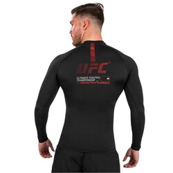 Ufc Adrenaline By Venum Fight Week Men's Performance Long-Sleeve Rashguard Black Large