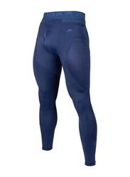 Venum G-Fit Compression Tights Pant for Men, Large, Navy blue