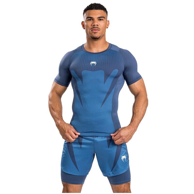 

VENUM ATTACK RASHGUARDS SHORT SLEEVES NAVY BLUE MEDIUM