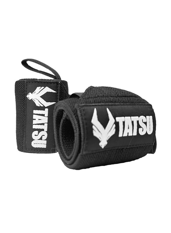 Tatsu Wrist Wraps, Standard, Black