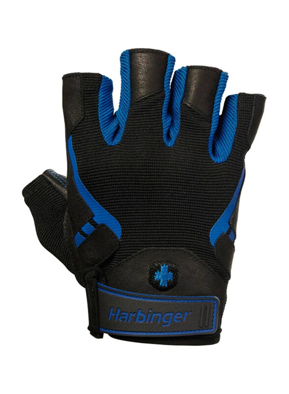 

Harbinger Pro Gloves for Men, Small, Blue