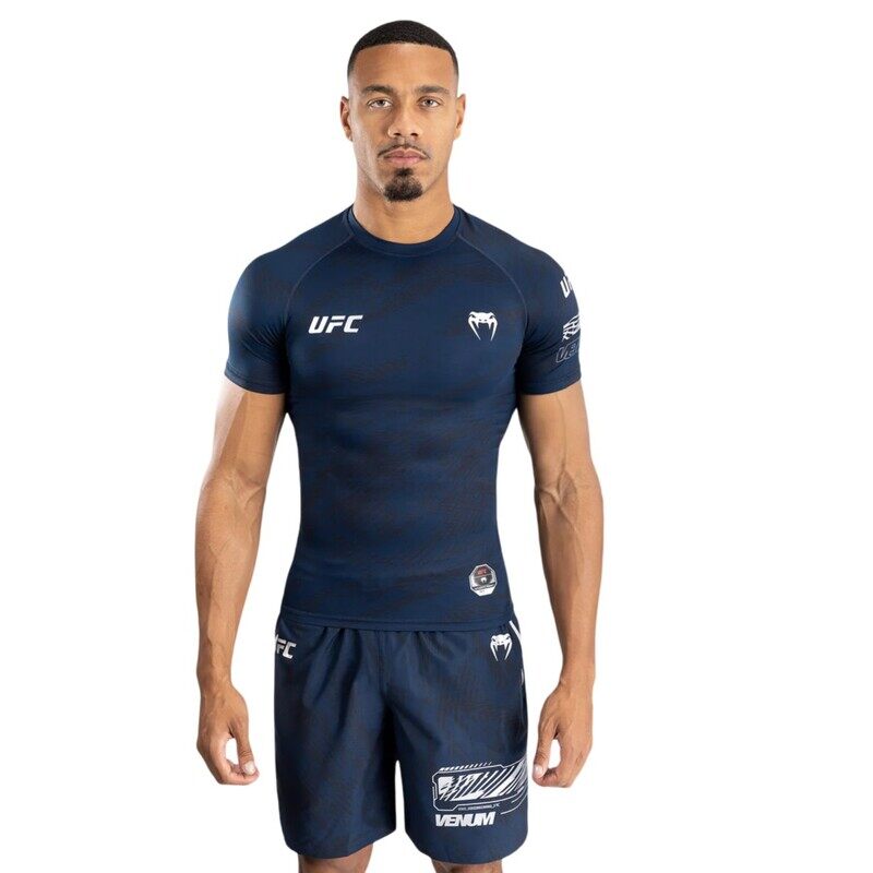

UFC FUSION BY VENUM FIRST WEEK RASHGUARDS SHORT SLEEVES BLUE MEDIUM