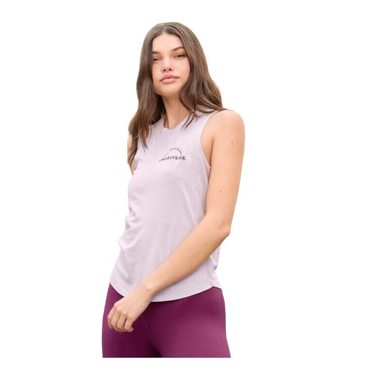 

Spiritual Gangster GRATITUDE MUSCLE TANK QUARTZ XSMALL
