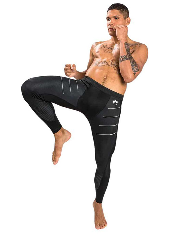 Venum Biomecha Spats for Men, XXL, Black/Grey