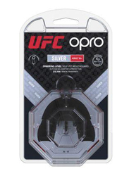 Opro UFC Silver Youth Mouth Guard, Red/Black