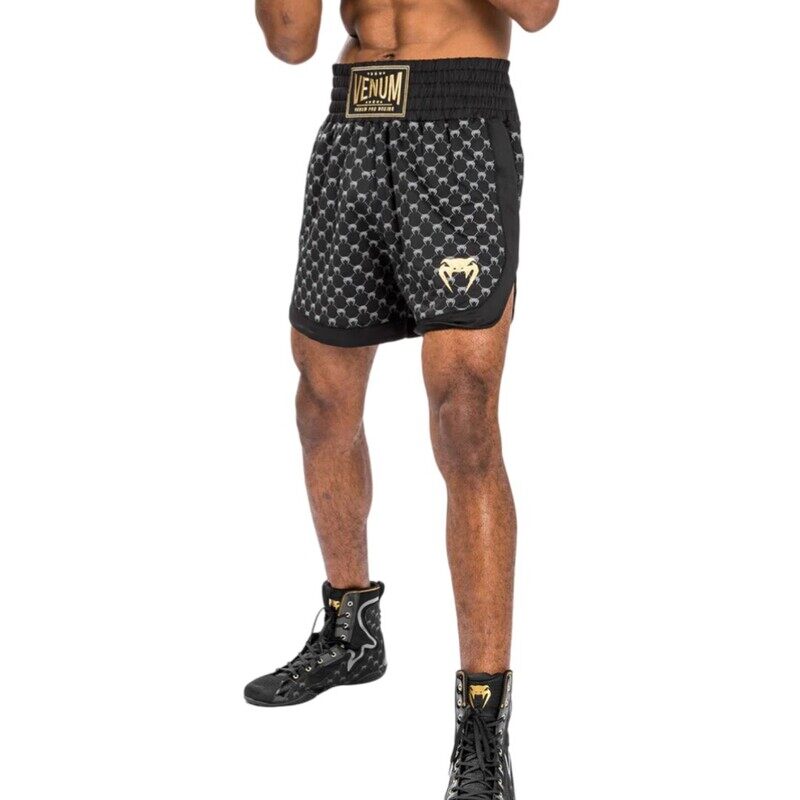 VENUM MONOGRAM BOXING SHORT BLACK MEDIUM